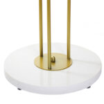 171 CM Heavy Duty Metal Coat Rack Stand with Stable Marble Base Coats Racks with 8 Hooks Freestanding Hanger for Coats Hats and Bags Gold - Image 2