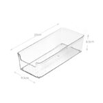20 CM Plastic Cosmetic Storage Box Stackable Organizers Drawer Multipurpose Storage Bins Drawers Organizer for Bathroom Kitchen and Closet 1 Piece - Image 3