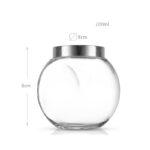 200 ML Glass Food Storage Jar with Airtight Seal Metal Lid Food Storage Jars for Storing Spices Condiment Salt Pepper and Chili Flakes 1 Piece - Image 3