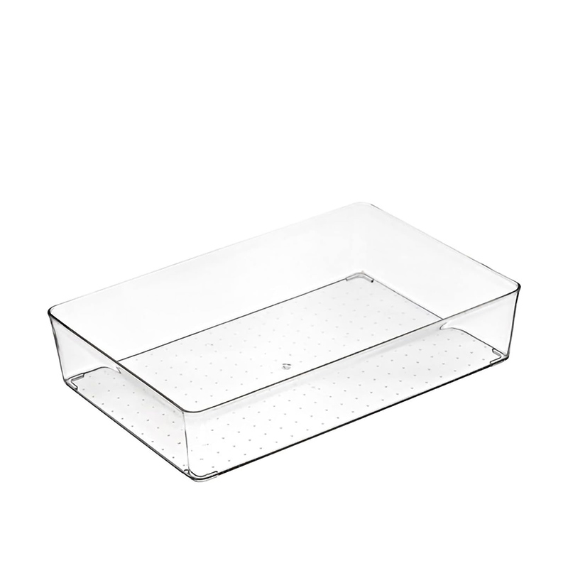 30 CM Plastic Cosmetic Storage Box Stackable Organizers Drawer Multipurpose Storage Bins Drawers Organizer for Bathroom Kitchen and Closet 1 Piece (1) 30 CM Plastic Cosmetic Storage Box Stackable Organizers Drawer Multipurpose Storage Bins Drawers Organizer for Bathroom Kitchen and Closet 1 Piece - Image 1
