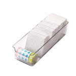 30 CM Plastic Cosmetic Storage Box Stackable Organizers Drawer Multipurpose Storage Bins Drawers Organizer for Bathroom Kitchen and Closet 1 Piece - Image 2