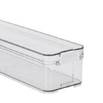 33 CM Plastic Food Storage Organizer Bin with Locking Lid  Refrigerator Organizer Bins Stackable Container Box for Kitchen Pantry and Fridge 1 Piece - Image 4