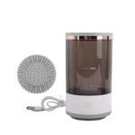 Electric Makeup Brush Cleaning Machine Automatic Rotating Cosmetic Brush Cleaner Brush Cleaning Device for All Sizes of Beauty Makeup Brushes Set - Image 4