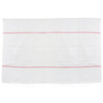 75 CM X 50 CM Gamex Cotton Floor Cloth Wiper Rag Cleaning and Drying All Surfaces Washable Reusable and High Absorption Cleaning Rags 1 Piece White