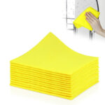 45 CM X 40 CM Gamex Multipurpose Cleaning Wiper Rag Washable Reusable and Lint Free High Absorption Cleaning Rags for Housekeeping 1 Piece Yellow