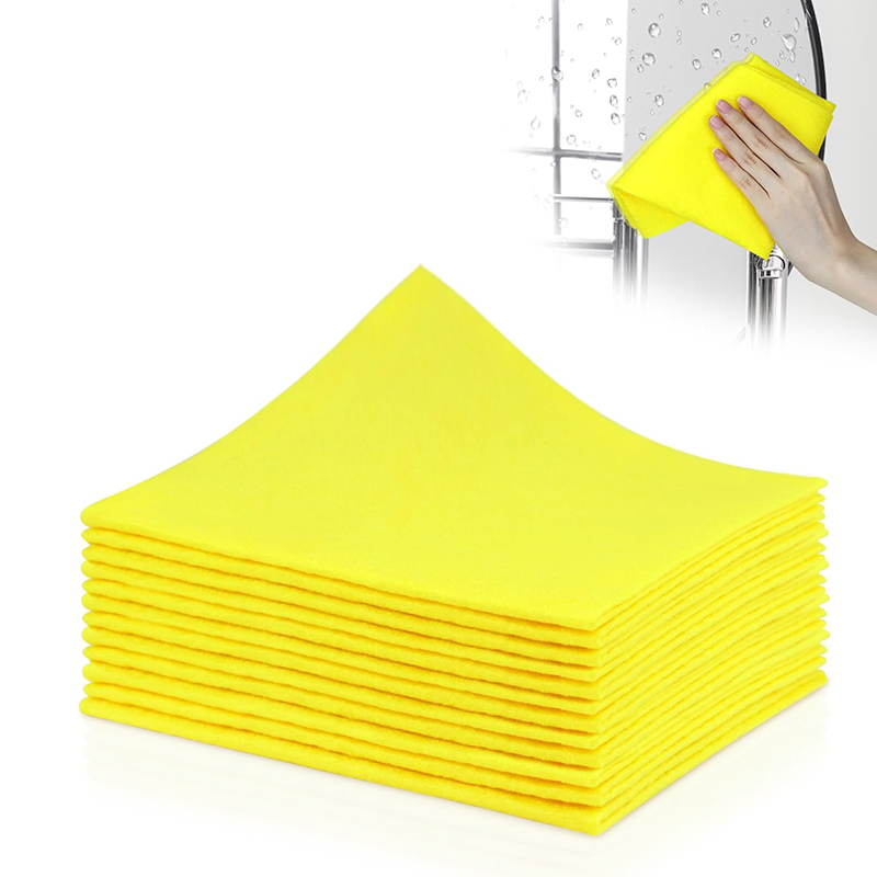 Gamex Multipurpose Cleaning Wiper Rag Washable Reusable and Lint Free High Absorption Cleaning Rags for Housekeeping 1 Piece Yellow (2) 45 CM X 40 CM Gamex Multipurpose Cleaning Wiper Rag Washable Reusable and Lint Free High Absorption Cleaning Rags for Housekeeping 1 Piece Yellow - Image 1