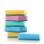 Gamex Pack of 6 Super Quality Sponges Scourers Non Scratch Sponge for Cleaning Non Stick Cookware Washing Up Scourer for Kitchen and Bathroom Surfaces - Image 4