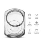 200 ML Glass Food Storage Jar with Airtight Seal Metal Lid Food Storage Jars for Storing Spices Condiment Salt Pepper and Chili Flakes 1 Piece - Image 4