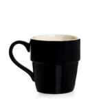300 ML Ceramic Coffee Mug with Handle Glazed Ceramic Tea Mugs Modern Drinkware Cups for Latte Cappuccino and Milk Microwave Dishwasher Safe 1 Piece
