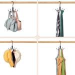 Metal Belt Hanger Belt Storage Rack for Closet 360° Rotatable Space Saving Closet Organizers and Storage for Belts Bras Ties and Tank Top 1 Piece - Image 4
