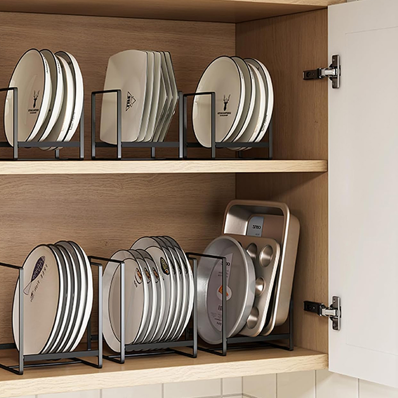 Metal Plate Holders Plates Organizer Stand Multifunctional Plate