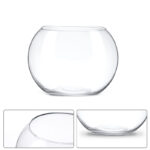 3 L Glass Fish Tank Round Planter Terrarium Decorative Glass Bowl Flower Vase Tealight Candles Centerpiece Bowls Glass Fish Aquarium 1 Piece - Image 4