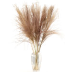 9 Stems Natural Dried Pampas Grass Flowers Dried Flowers for Vase Decoration Natural Branches for Wedding Boho Decor Beige - Image 5