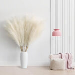 1 Stem Natural Dried Pampas Grass Flowers Dried Flowers for Vase Decoration Natural Branches for Wedding Boho Decor White - Image 2