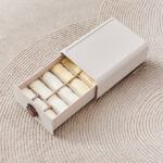 Plastic Organizer Drawer 11 Cells Underwear Storage Drawer Space Saving Stackable Closet Organizers and Storage Box for Bras Socks Scarves and Panties - Image 2