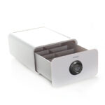 Plastic Organizer Drawer 11 Cells Underwear Storage Drawer Space Saving Stackable Closet Organizers and Storage Box for Bras Socks Scarves and Panties