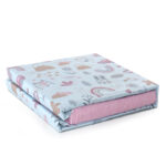 3 Pieces Cotton Kids Single Duvet Cover Set Bedding Set for Boys and Girls Comforter Cover Set Includes Duvet Cover Fitted Sheet and Pillow Case Pink