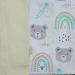 3 Pieces Cotton Kids Single Duvet Cover Set Bedding Set for Boys and Girls Comforter Cover Set Includes Duvet Cover Fitted Sheet and Pillow Case Green - Image 2