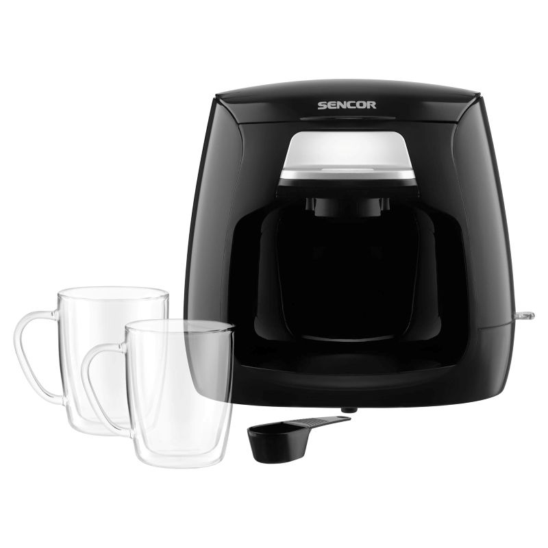 SCE2100BK Sencor Mini Coffee Maker with Drip Stop (Black), 500W - Image 1
