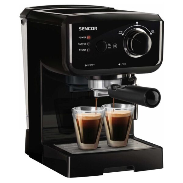 Sencor Semi-Automatic Espresso Machine with 15-Bar Pump