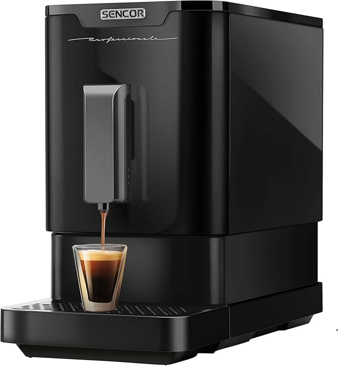 SES7018BK Sencor Espresso Machine with Integrated Grinder, 19-Bar Pump - Image 1