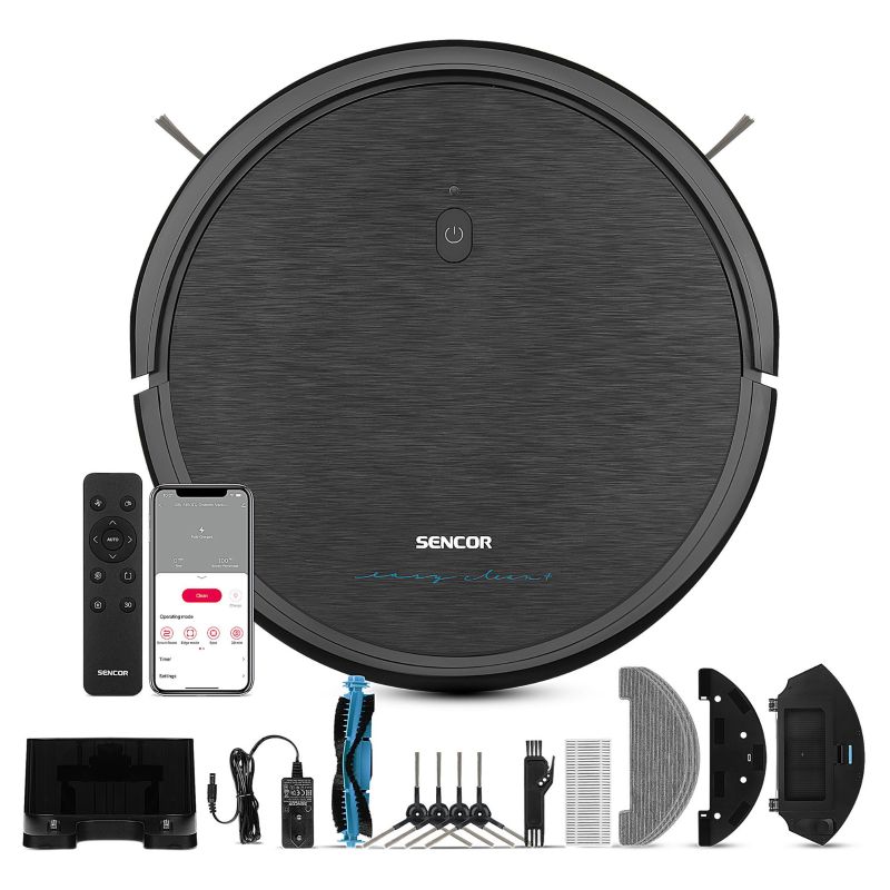 SRV3160TQ Sencor Robotic Vacuum & Mop with Smart Navigation - Image 1