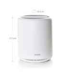 Space Saving Knife Block Organizer with Multi Slot Cutlery Holder with Drain Tray and Scissor Slot Countertop Storage Rack for Knives Forks and Spoons - Image 3