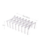 Stainless Steel Expandable Lid Holder Adjustable Kitchen Utensil Organizer Multipurpose Foldable Storage Dish Rack for Plates Pot Lids and BBQ 1 Piece - Image 3