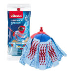 Vileda 3 Action Floor Mop with Long Handle Deep Cleaning Mop for Floors Stubborn Dirt Removal 1 Piece - Image 2