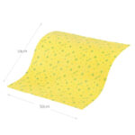 Vileda 3 Pieces Floor Cloth Absorbent Household Cleaning Cloths High Cleaning Performance Reusable and Washable Yellow - Image 3