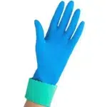 Vileda Medium Rubber Gloves Extra Comfort Highly Absorbent Perfect Protection and Comfortable for Your Hands Blue