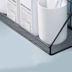 Self Adhesive Wall Hanging Metal Shelf Spice Jar Bottle Rack Shelf Storage Holder Multipurpose Organizer Shelves for Home Kitchen and Bathroom - Image 2