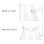 650 ML Borosilicate Glass Turkish Coffee Pot with Bamboo Lid and Silicone Ring Multifunction Pots with Handle for Coffee Milk and Herbal Tea - Image 4