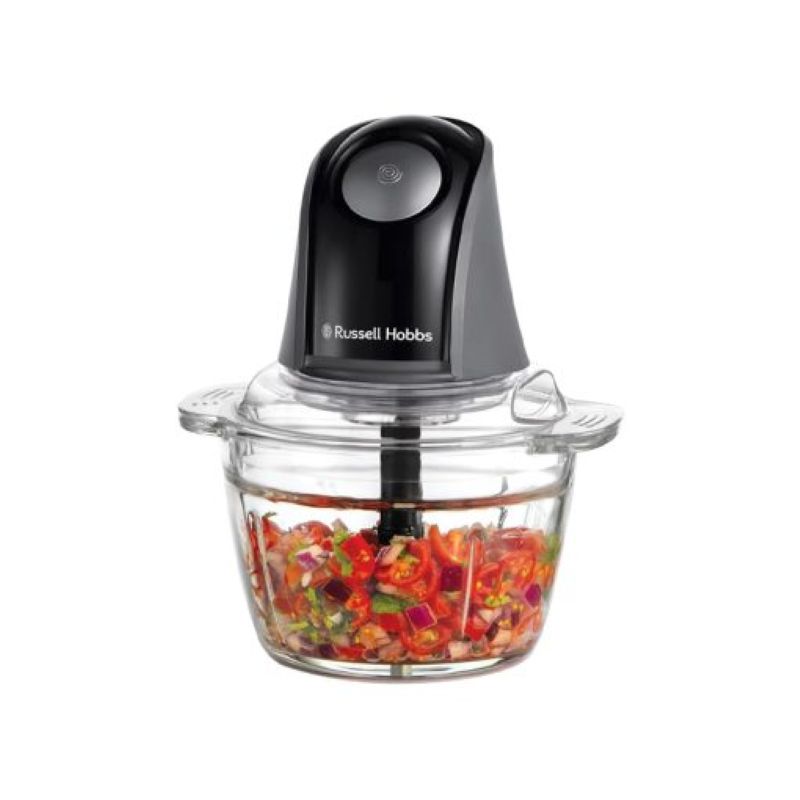27131-56 Russell Hobbs Desire Matte Charcoal Mini Chopper - Image 1