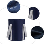 Collapsible Foot Bath Basin Portable Foldable Foot Bath Tub for Soaking Feet Home Foot Spa Travel Water Bucket for Soaking Feet Navy - Image 4