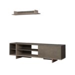 Decortie Stockton TV Unit Retro Gray-Light Mocha 160x35.5x44
