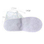 Large Waterproof PVC Dust Proof Shoe Covers Reusable Non Slip Snow Rain Shoes Cover Shoe Protector Guards Water Resistant Overshoe 1 Pair - Image 3