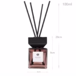 100 ML Lavender Dream Dream Scent Reed Diffuser Stick Oil Air Fresheners Set Home Fragrance Diffuser with Fiber Sticks for Home Aroma Bathroom and Hotel - Image 3