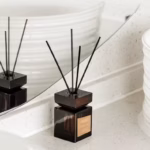 100 ML White Peach Scent Reed Diffuser Stick Oil Air Fresheners Set Home Fragrance Diffuser with Fiber Sticks for Home Aroma Bathroom and Hotel - Image 4