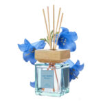 200 ML Blue Wind Scent Reed Diffuser Stick Oil Air Fresheners Set Home Fragrance Diffuser with Fiber Sticks for Home Aroma Bathroom and Hotel