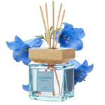 500 ML Bluebells Scent Reed Diffuser Stick Oil Air Fresheners Set Home Fragrance Diffuser with Fiber Sticks for Home Aroma Bathroom and Hotel