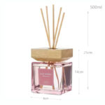 500 ML Gardenia Scent Reed Diffuser Stick Oil Air Fresheners Set Home Fragrance Diffuser with Fiber Sticks for Home Aroma Bathroom and Hotel - Image 3