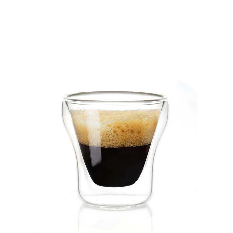 80 ML Double Wall Insulated Borosilicate Glass Beer Cups Heat Resistant Mini Shot Glasses Mugs for Espresso Coffee Latte and Beer 1 Piece (5)- 80 ML Double Wall Insulated Borosilicate Glass Beer Cups Heat Resistant Mini Shot Glasses Mugs for Espresso Coffee Latte and Beer 1 Piece - Image 1