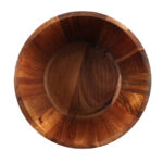 30 CM Acacia Wood Salad Bowl Mixing and Serving Round Bowl Multipurpose Serving Bowls for Food Fruits Appetizers and Desserts 1 Piece Brown - Image 4