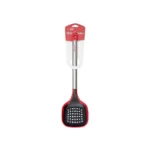 Betty Crocker Silicone Slotted Colander with Stainless Steel Handle