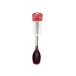 Betty Crocker Silicone Solid Spoon with Stainless Steel Handle