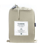 Cannon 100% Cotton Double 7 Pieces Duvet Cover Set Stone Washed Breathable with Duvet Cover Fitted Sheet Pillow Cases Pillow Shams and Fabric Bag Green - Image 3