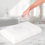70 CM X 140 CM Cannon 100% Cotton Bath Towel Soft Quality Absorbent Towel for Daily Bathroom Use 1 Piece White - Image 2