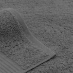 33 CM X 33 CM Cannon 100% Cotton Face Towel Soft Quality Absorbent Towel for Daily Bathroom Use 1 Piece Gray - Image 2