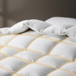 Cannon Comforter Duvet Insert Double Size Cotton Fabric with Microfiber Inner Fill for All Seasons Gifts for Women and Men 1 Piece White - Image 3